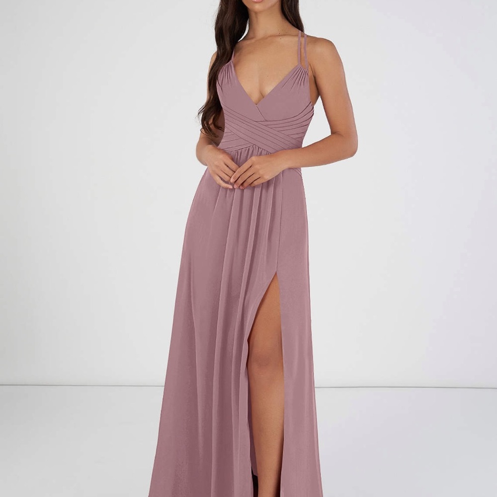 Azazie Farren Dress, dusty rose, size 20